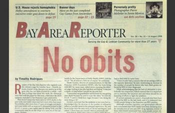 Guest Opinion: B.A.R.'s 'No obits' turns 20