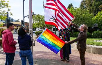 Rainbow flags disappear in Guerneville