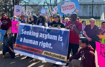 Out in the World: LGBTQ, ally immigration advocates protest Biden's proposed asylum policy
