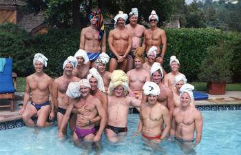 Gay pioneers in the pool