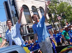 Politics loves a parade, even a gay one
